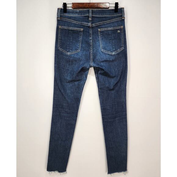 Rag & Bone 10 Inch Ankle Skinny Jeans Mad River Size 27 - Picture 2 of 11